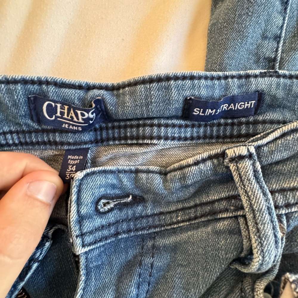 Chaps Ripped Denim Jeans - Picture 4 of 4